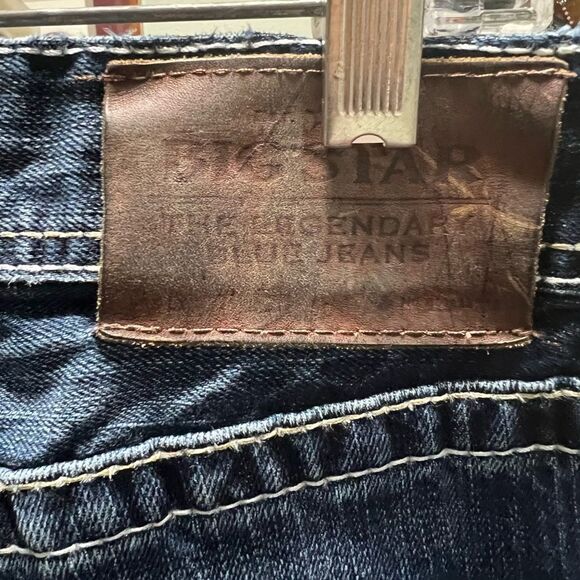 Men's Big Star Straight Blue Jeans 32 X 32 #023 - Picture 9 of 9